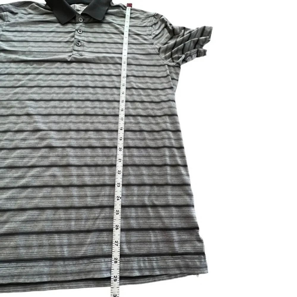 Adidas Men's Golf Stripe Polo Shirt Size Medium